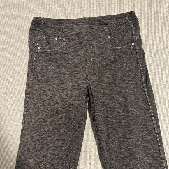 Kuhl Mova Pants Womens Size 12R Straight Leg Pull On Low-Rise Stretch Gray - Picture 3 of 13